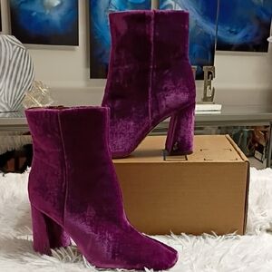 Sam Edelman Codie 2 Purple 🟣 Ankle Boots Booties Women's Sz 6